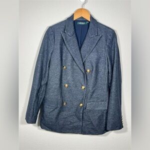Ralph Lauren Double Breastes Blazer with Gold Accents